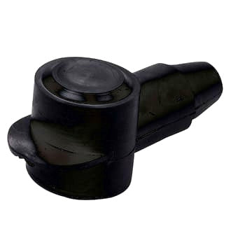 Insulator Terminal Cover Black 8 - 2 B&S 18mm Ring Flat Top Standard Profile & Length