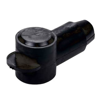 Insulator Terminal Cover Black 2 - 00 B&S 22mm Ring Flat Top Standard Profile & Length