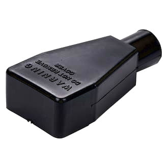 Insulator Terminal Cover Black 00 B&S Battery Terminal Straight EA