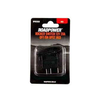 Switch Rocker 12V 20A 24V 10A OFF/ON DPST Red Illumination
