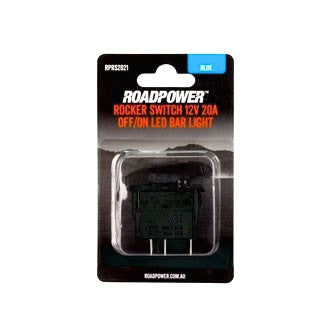 Switch Rocker 12V 20A 24V 10A OFF/ON SPST LED Bar Light Symbol Blue Illumination