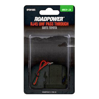 RJ45 Passthrough Suits Toyota OE Style 39 x 21mm Green LED