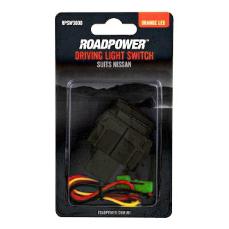 Switch Driving Light Suit Nissan OE Style Includes Harness35 x 20mm Orange LED