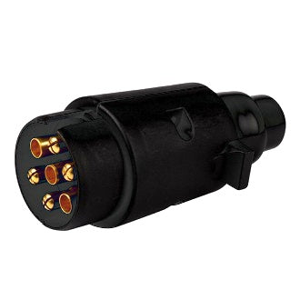 Roadpower Trailer Plug 7 Pin Large Round Blister Packed
