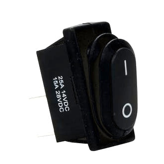 Switch Rocker 12V 20A 24V 10A ON/OFF SPST IP65 With Rubber Boot