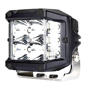LED Work Light Square 10-30V 4x5W +6x1.6W 29W 2100lm Sidewinder Combo Beam IP67