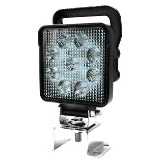 LED Work Light Square 10-30V 9x1.5W 14W 1210lm Flood Beam with Handle & Switch IP67