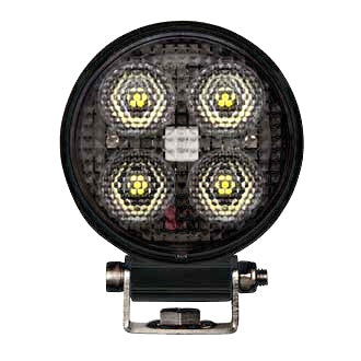 LED Work Light Round Compact 10-30V 4x6W <25W <2200lm Flood Beam TMT IP67