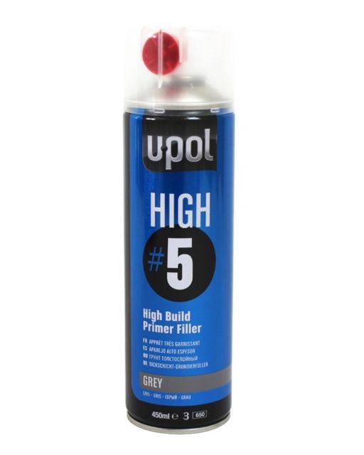 Upol High #5 High Build Primer Filler  - Grey 450ml